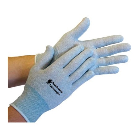 Transforming Technologies Transforming Technologies ESD Inspection Gloves, Uncoated, Large, 12 Pairs/Pack GL4504